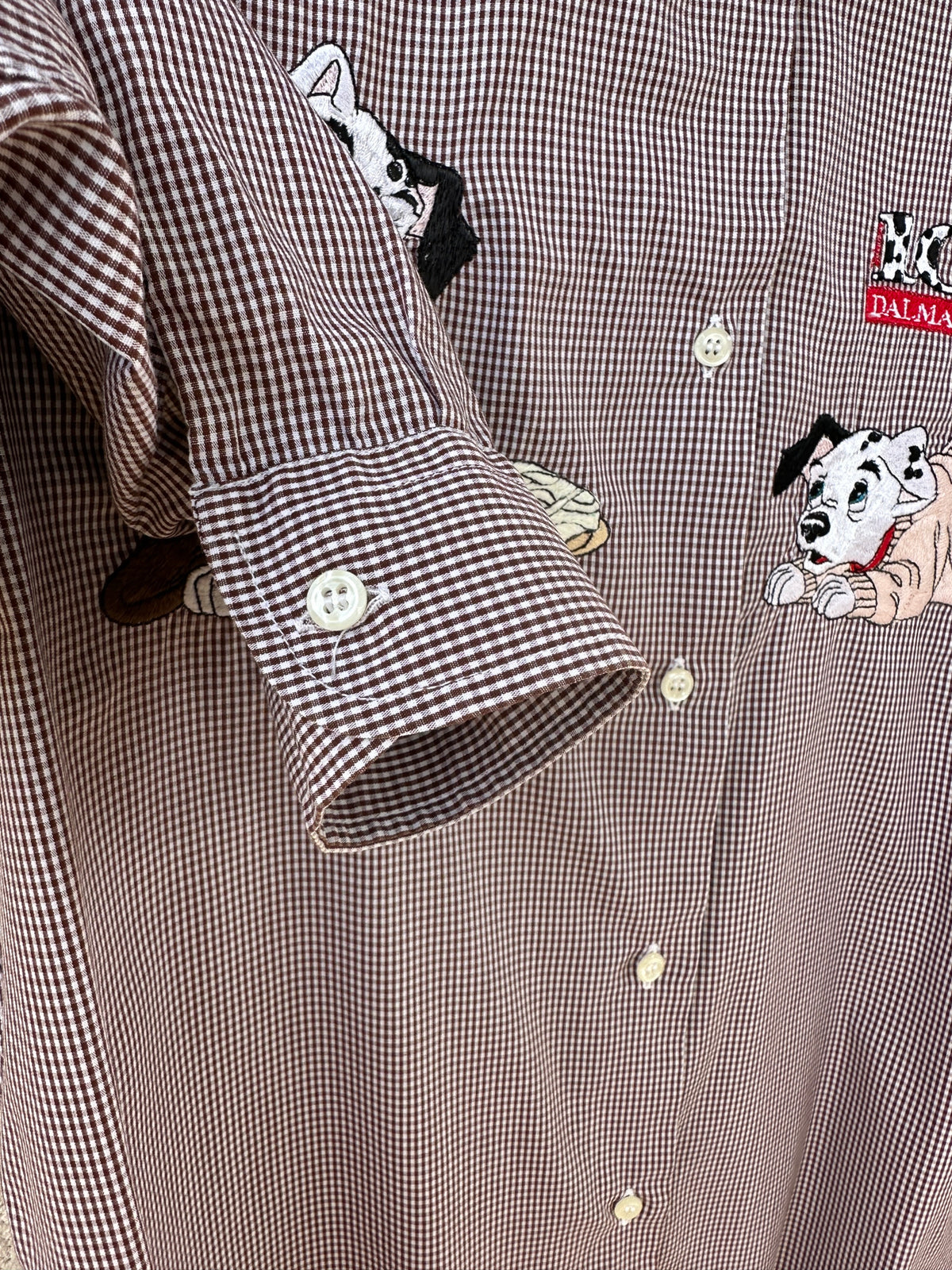 Camicia 101 Dalmati Quadretti Marrone