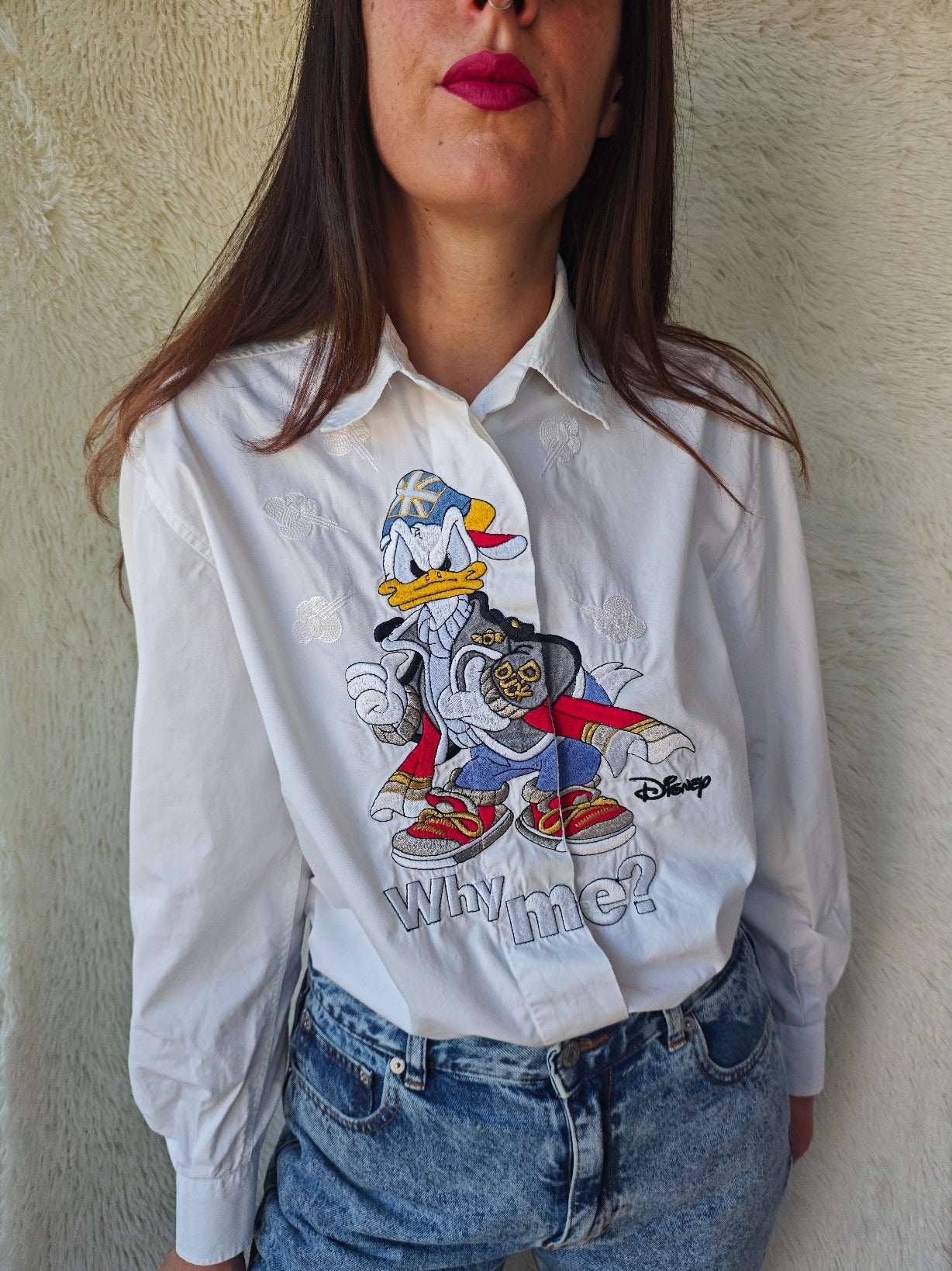 Camicia Donald Duck “Why Me?"