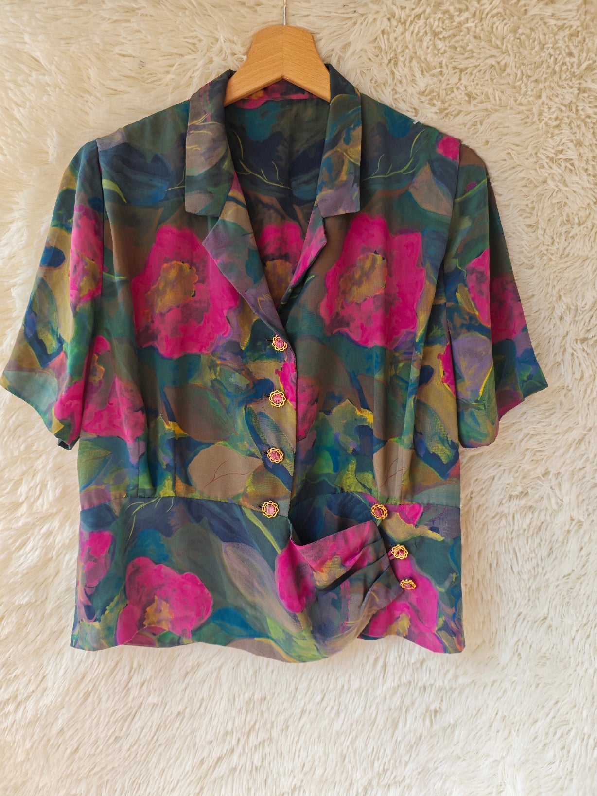 Camicia Stile Acquarello – Fantasia Artistica Anni '80