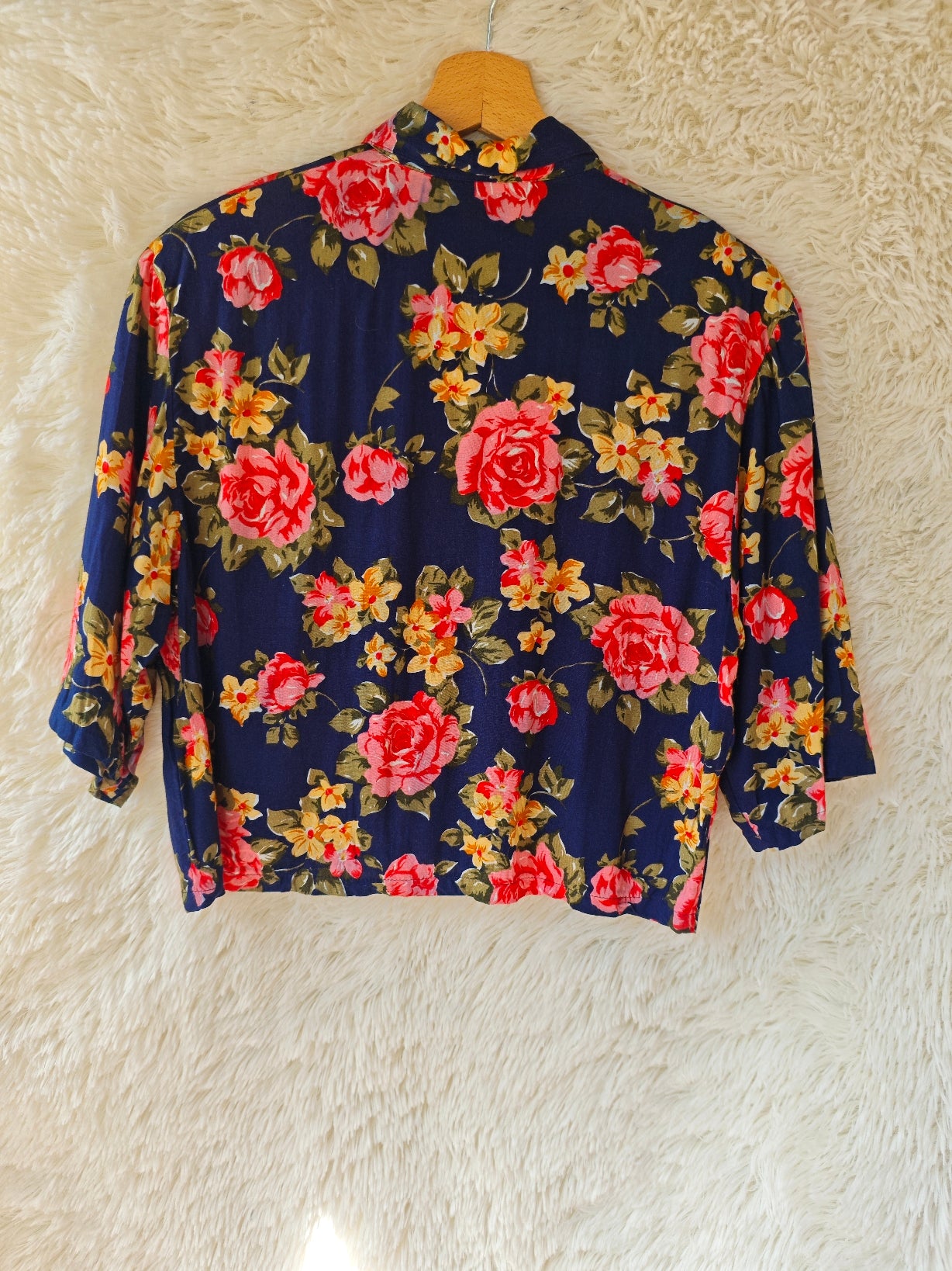 Camicia floreale 100% viscosa