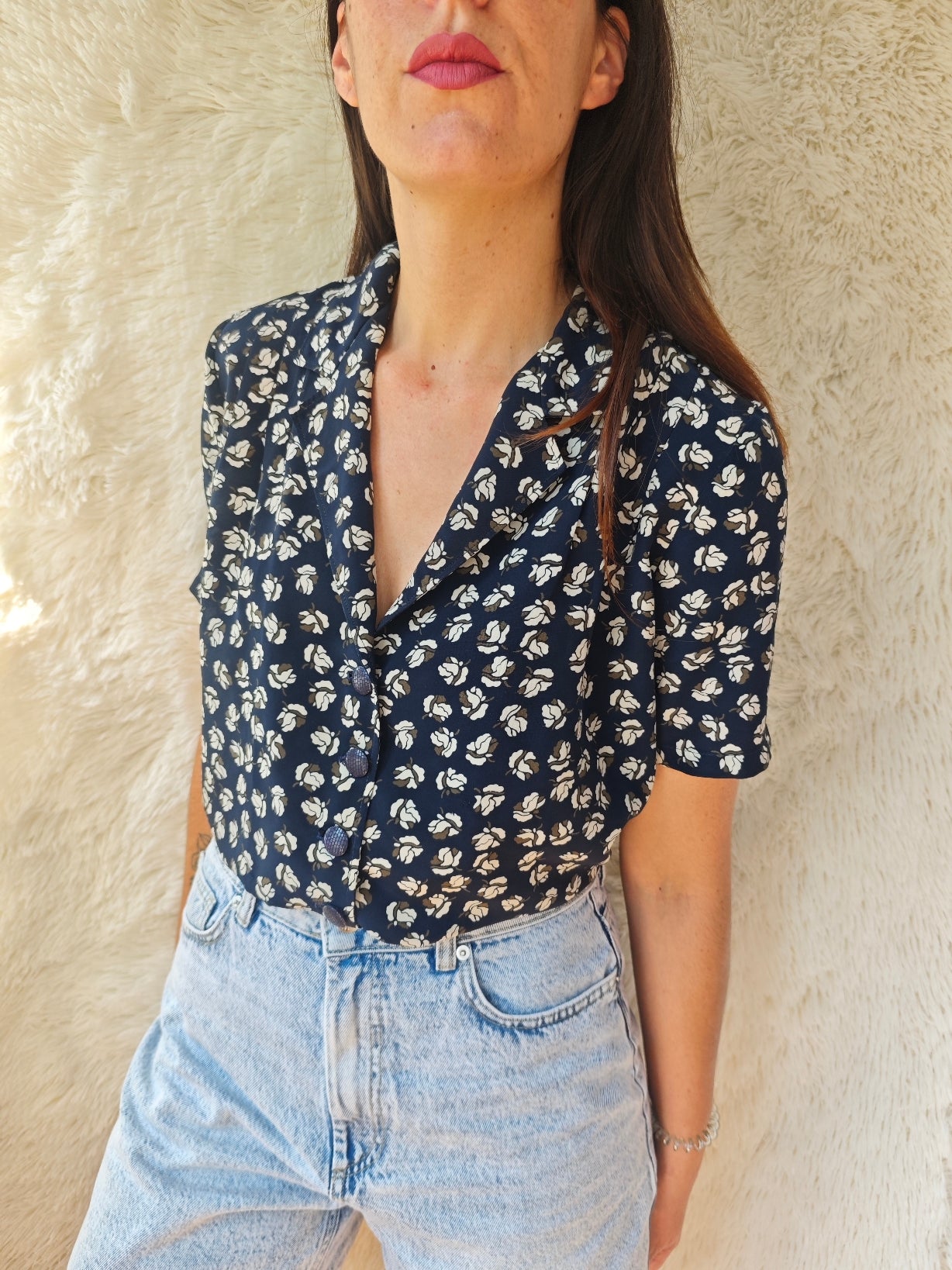 Camicia sartoriale fiorellini