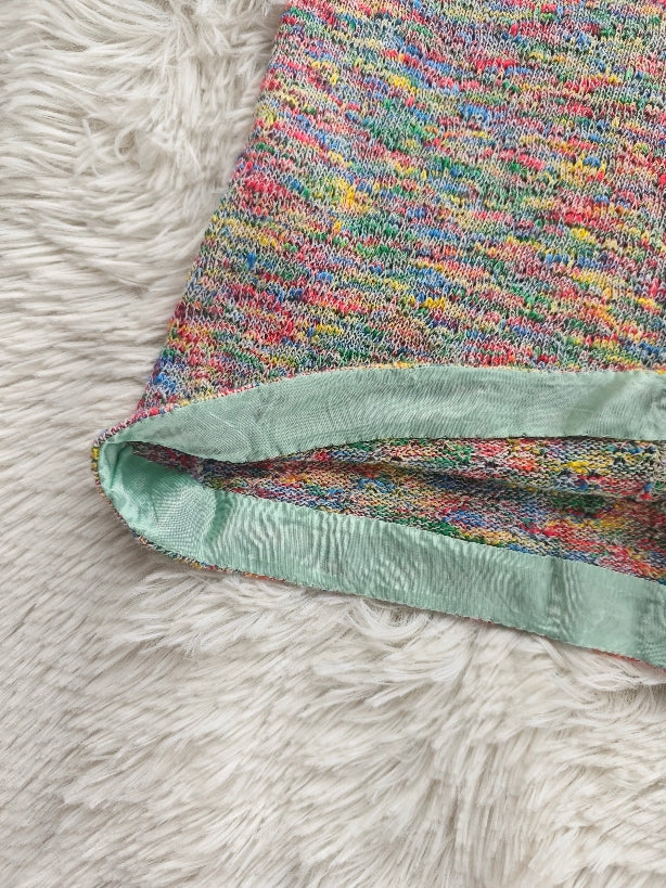 Cardigan multicolor in maglia leggera