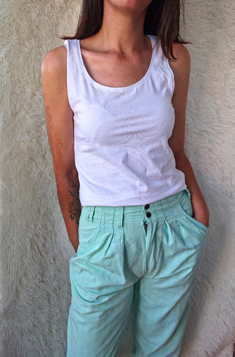 Pantaloni balloon anni '90 in cotone – Made in Italy