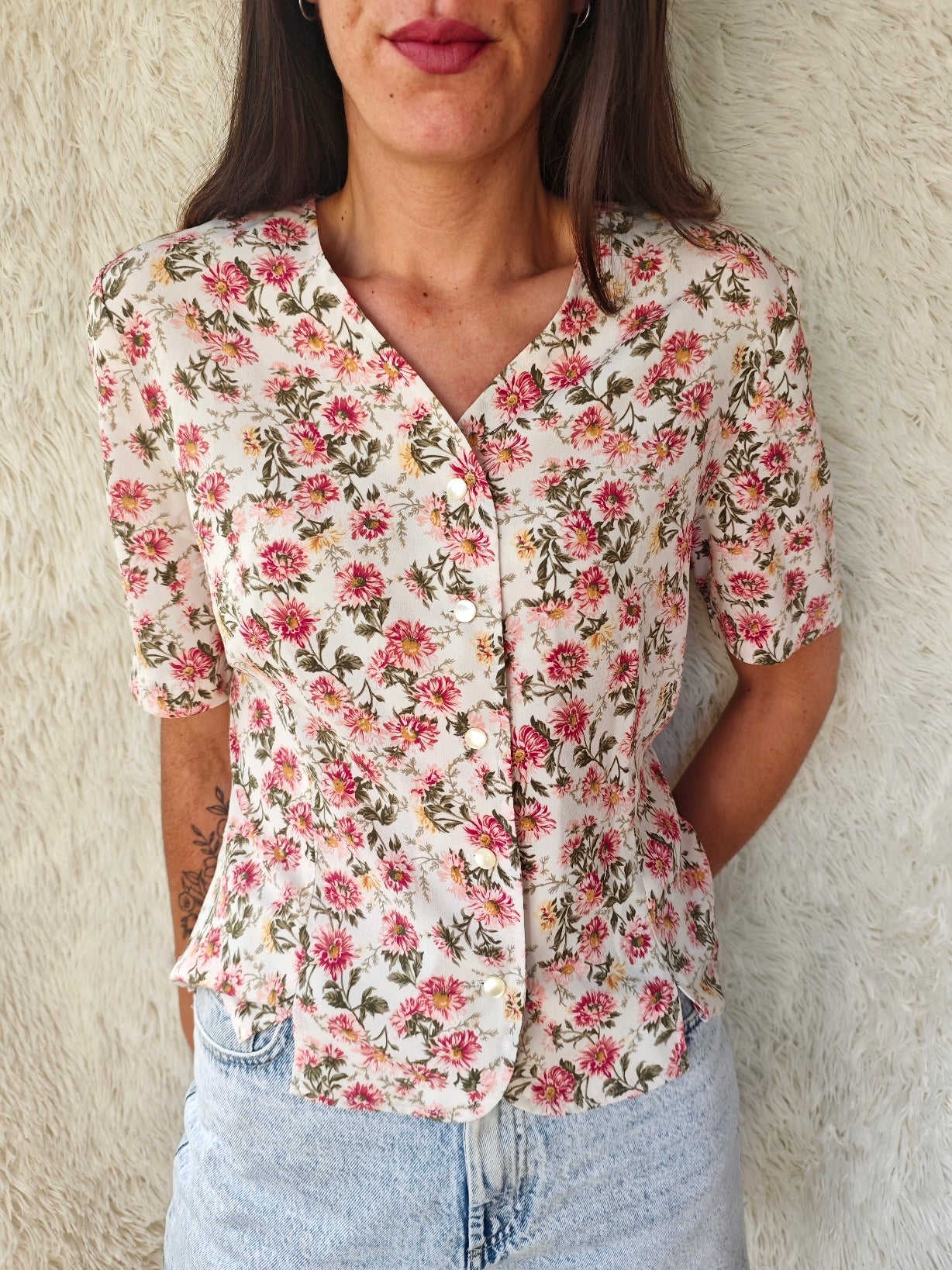 Camicia fiorita