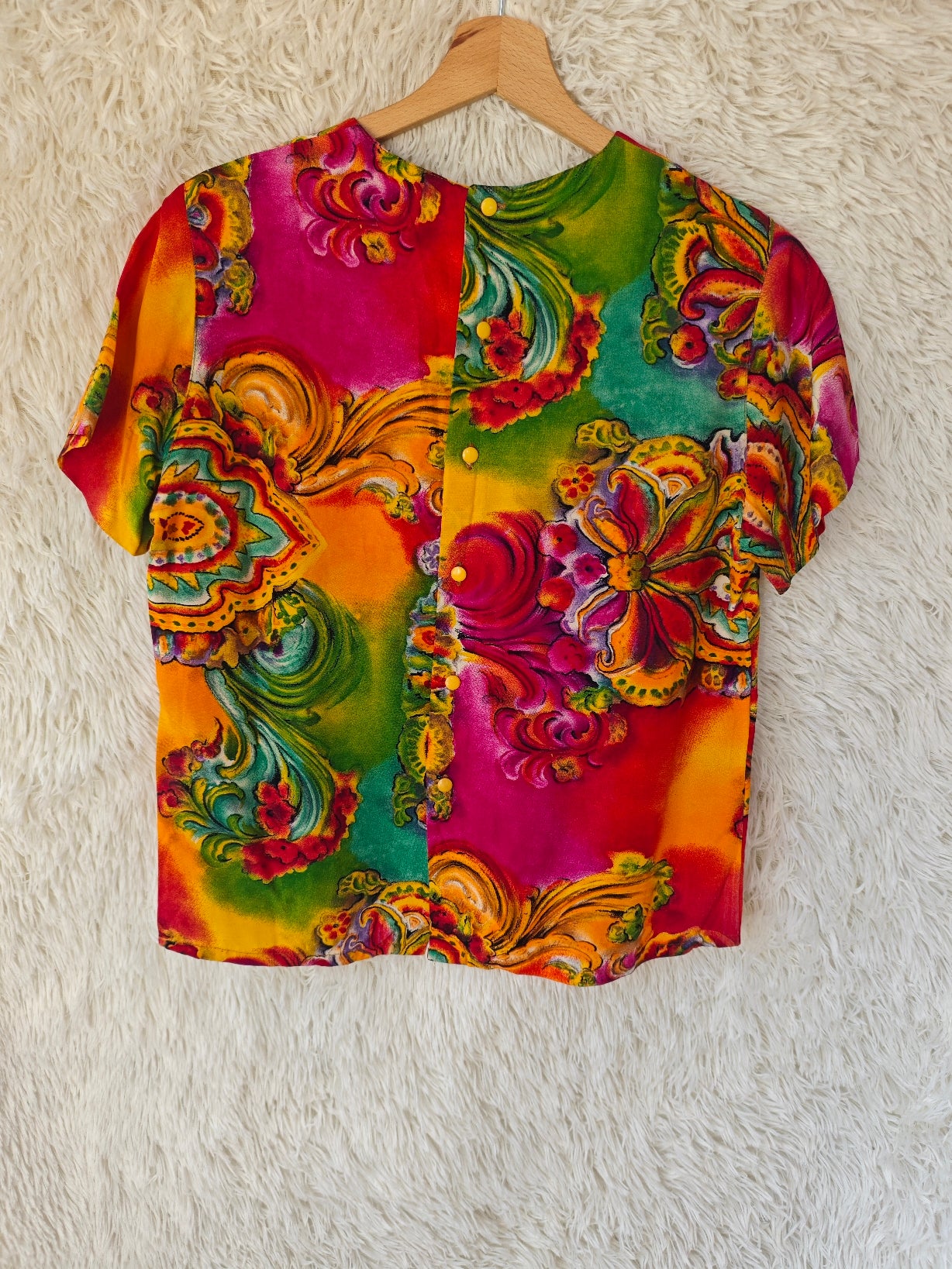 Blusa fantasia barocca multicolor