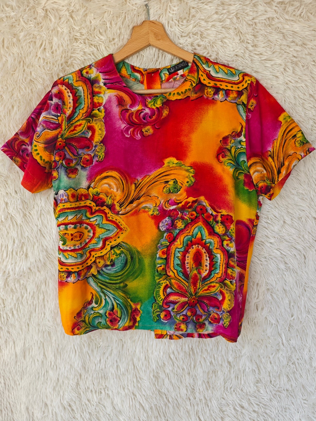 Blusa fantasia barocca multicolor