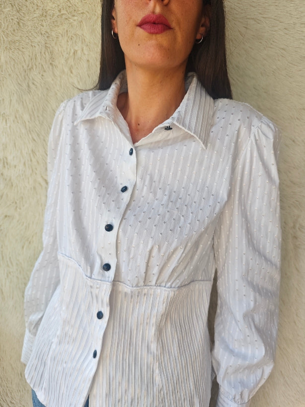 Camicia plissettata