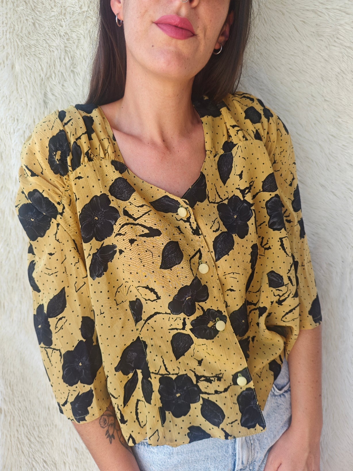 Camicia vintage floreale