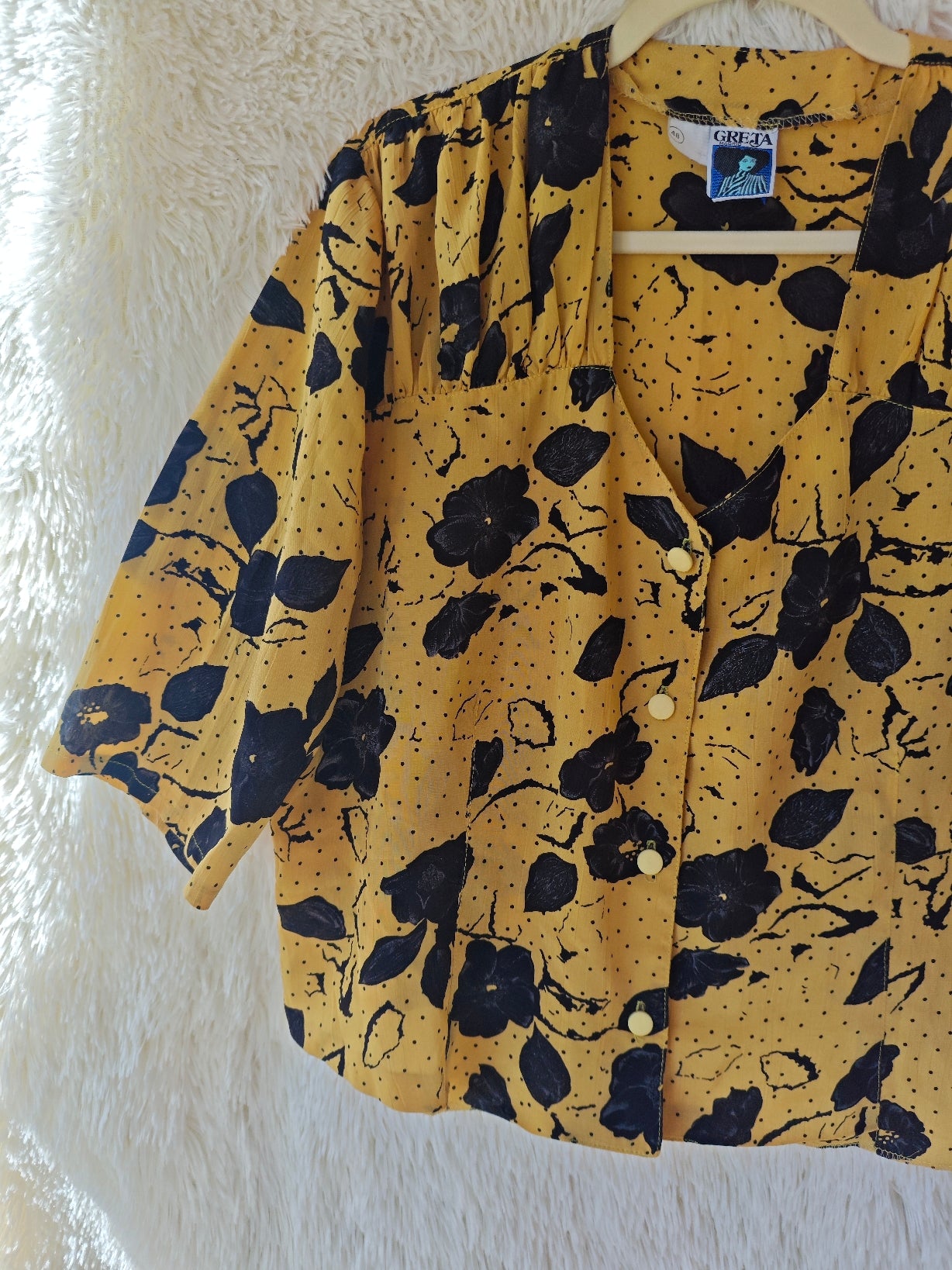 Camicia vintage floreale