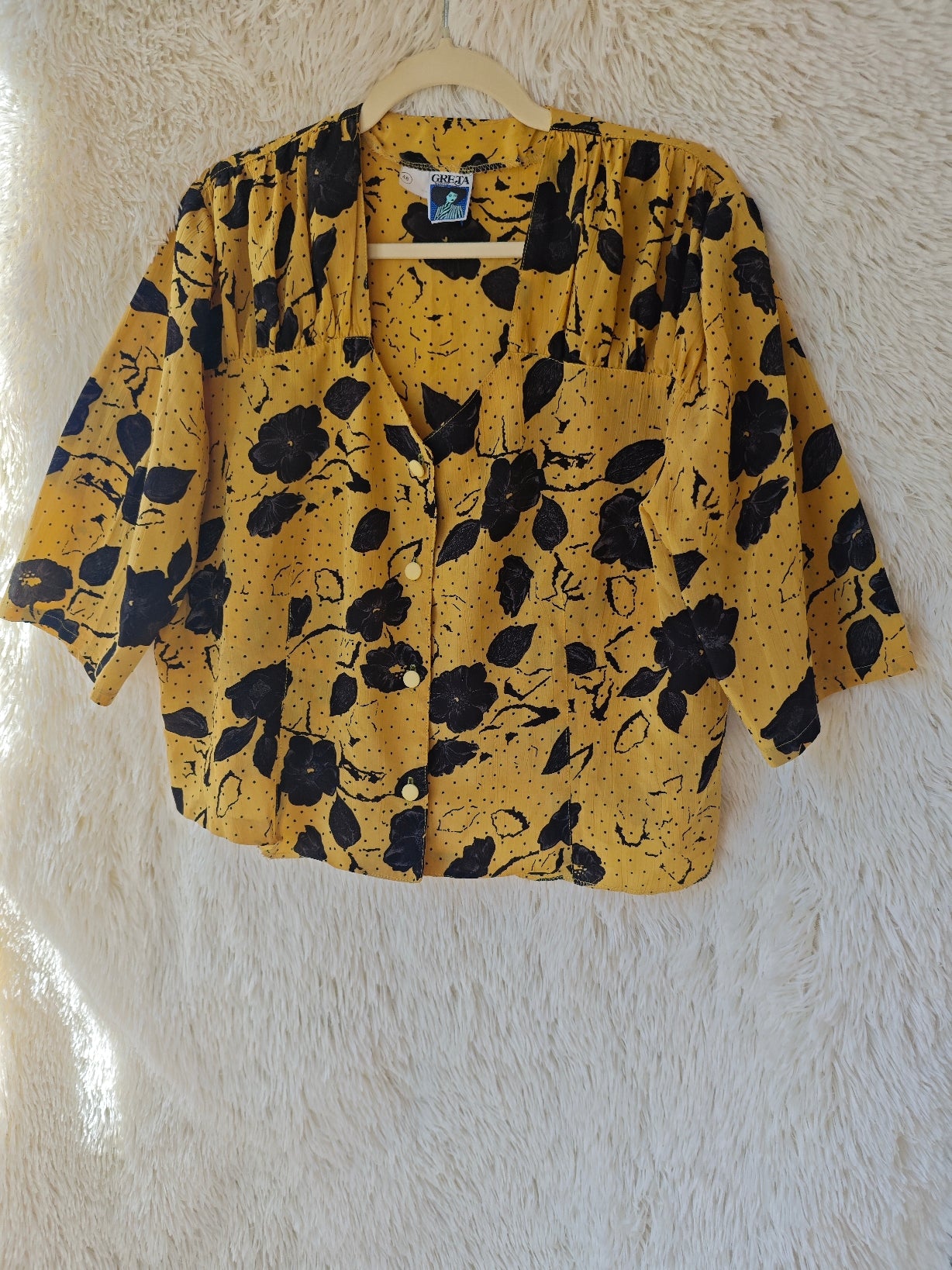 Camicia vintage floreale
