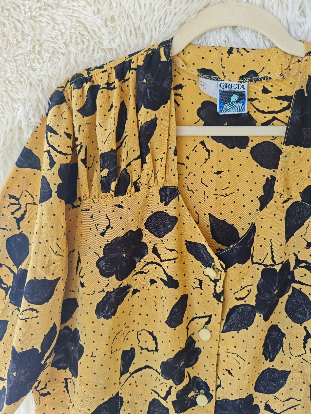 Camicia vintage floreale