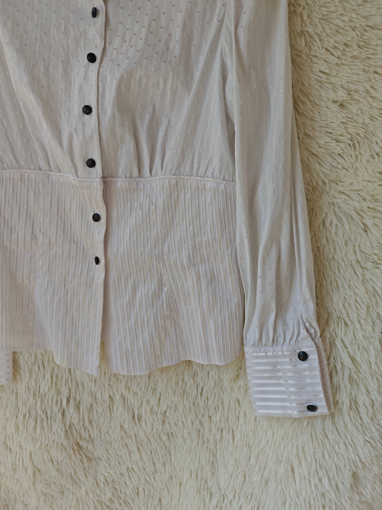 Camicia plissettata