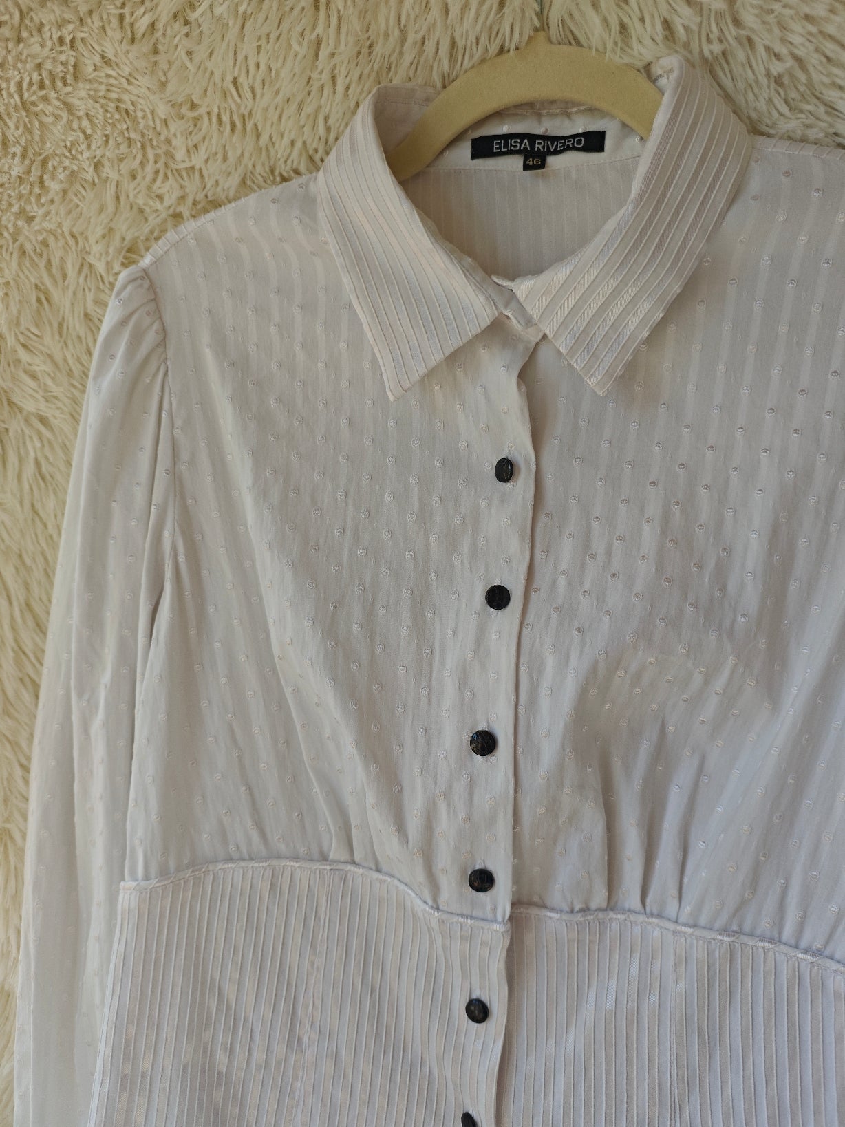 Camicia plissettata