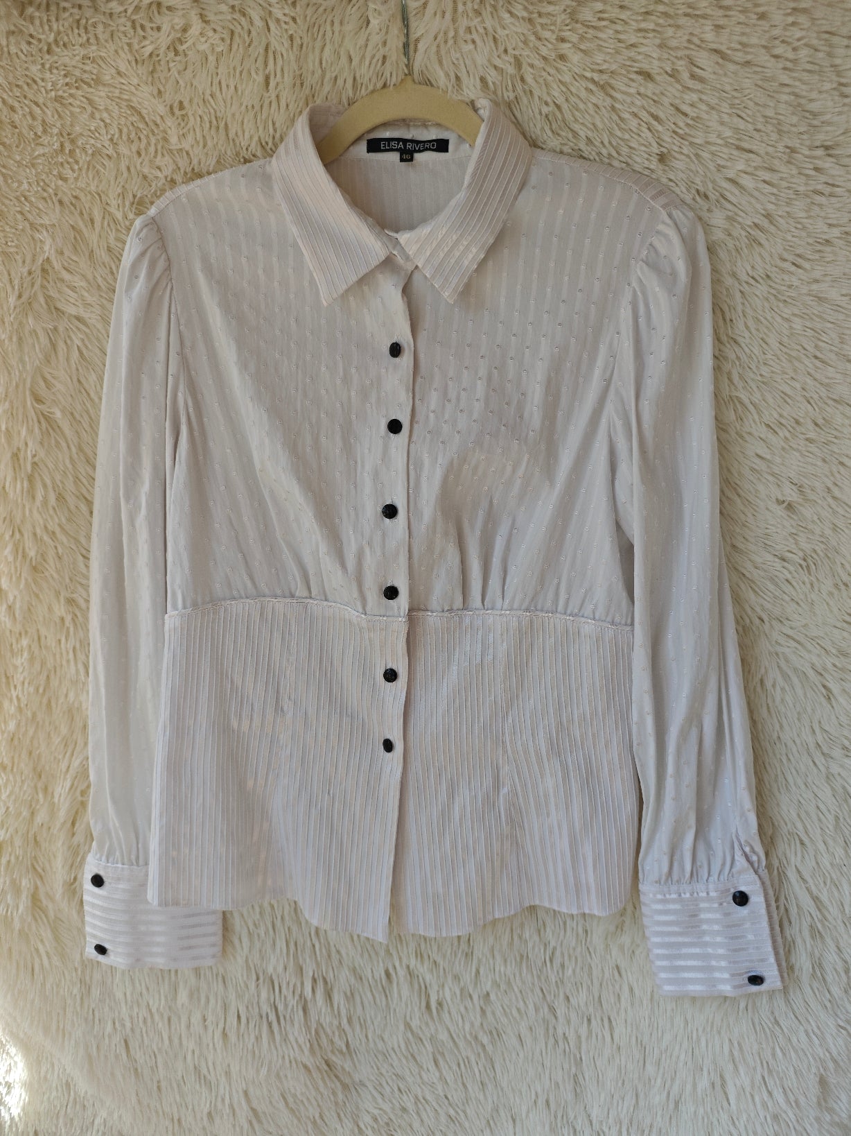 Camicia plissettata