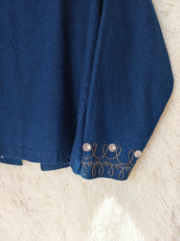 Giacca in denim decorata