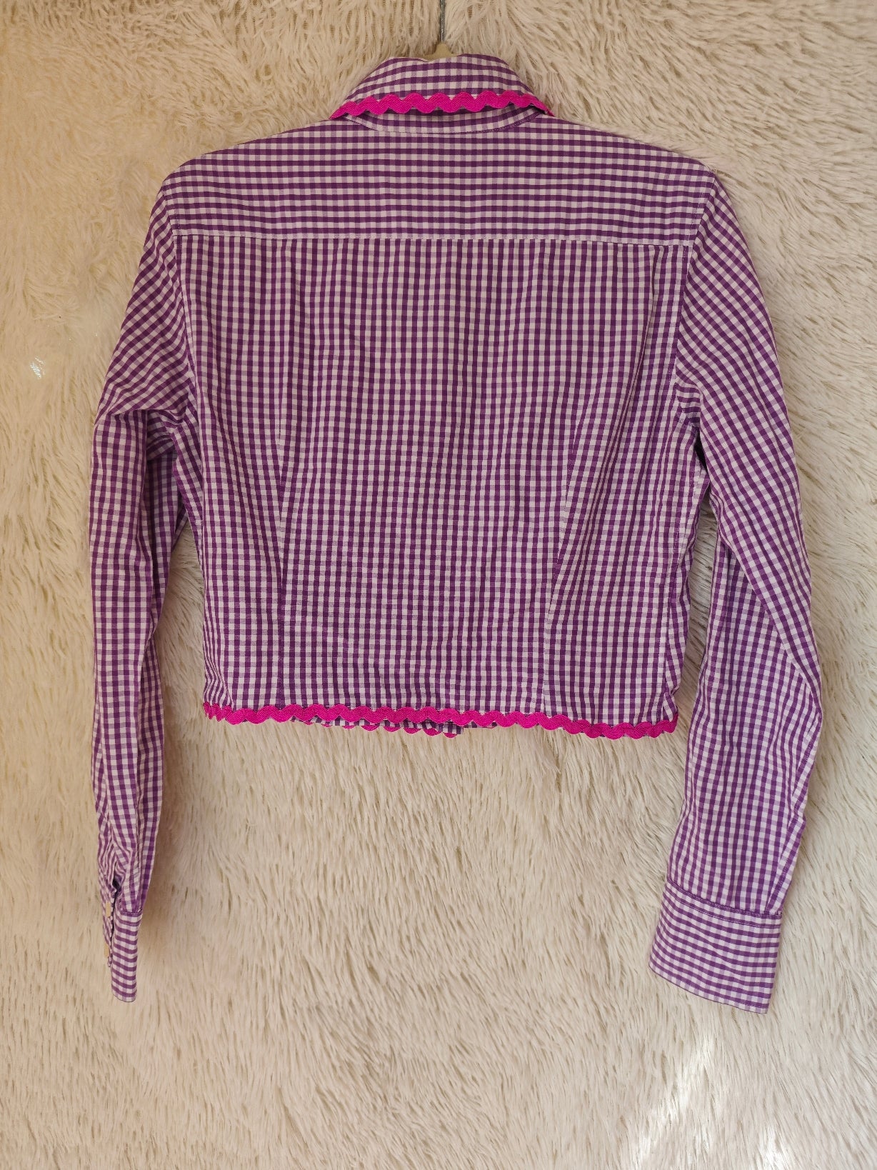Camicia Vichy reworked