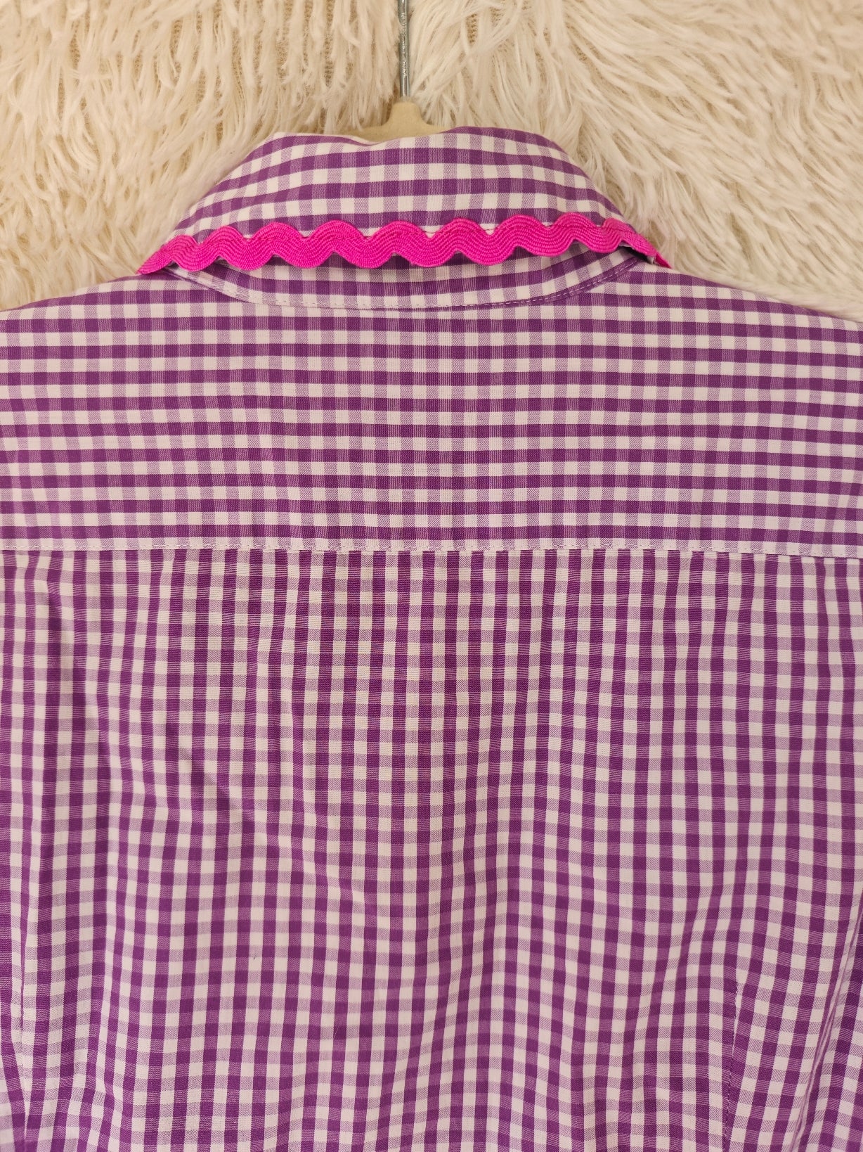 Camicia Vichy reworked