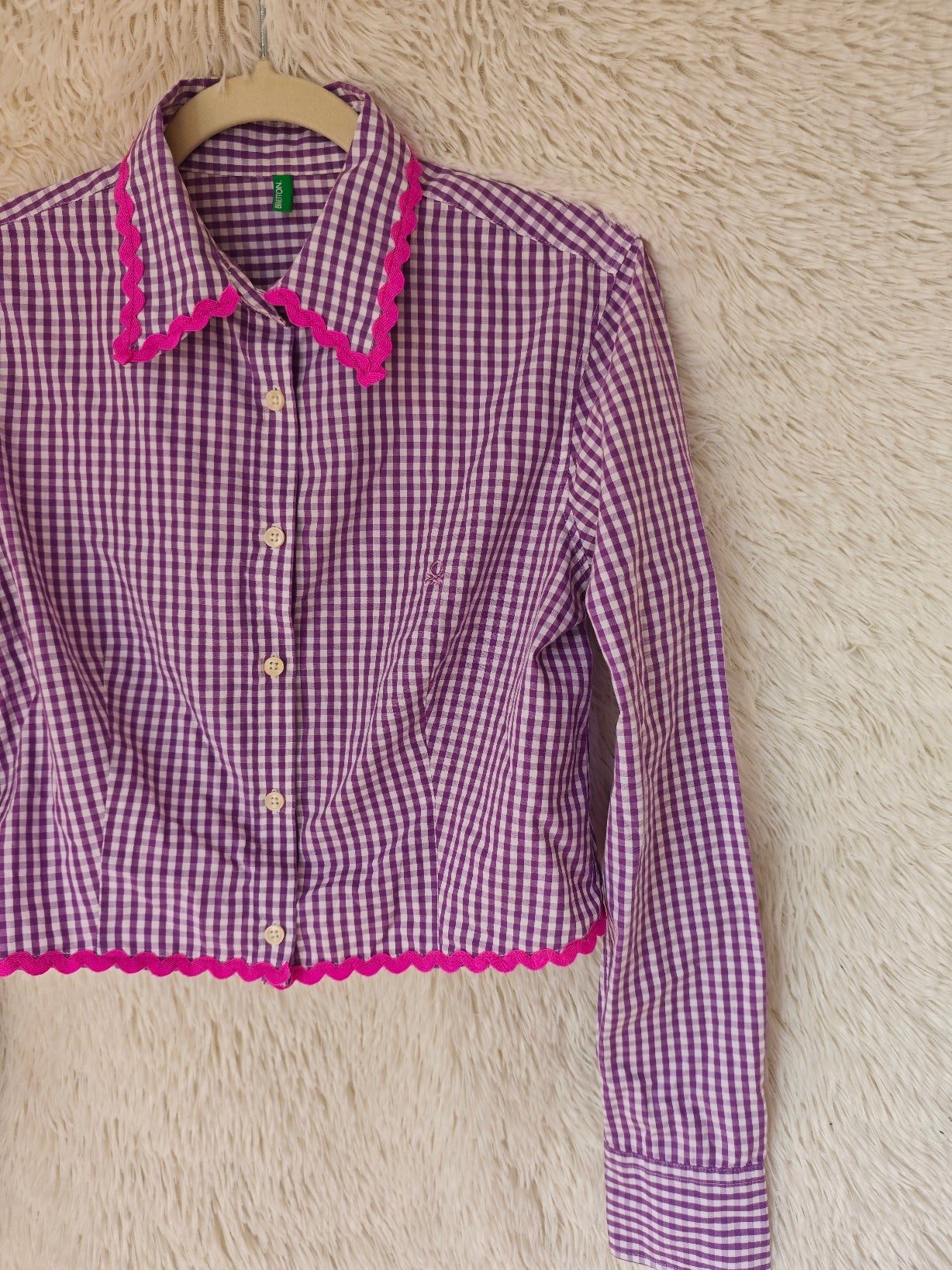 Camicia Vichy reworked