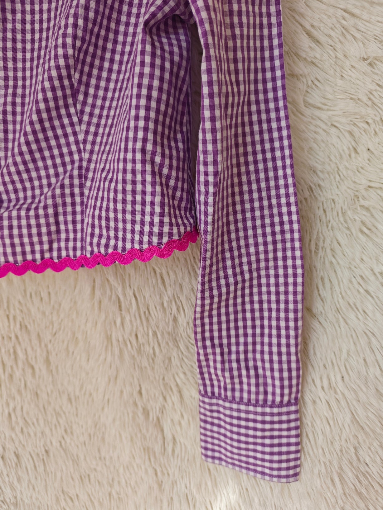Camicia Vichy reworked