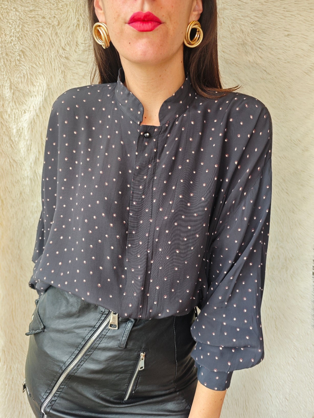 Camicia maniche a sbuffo
