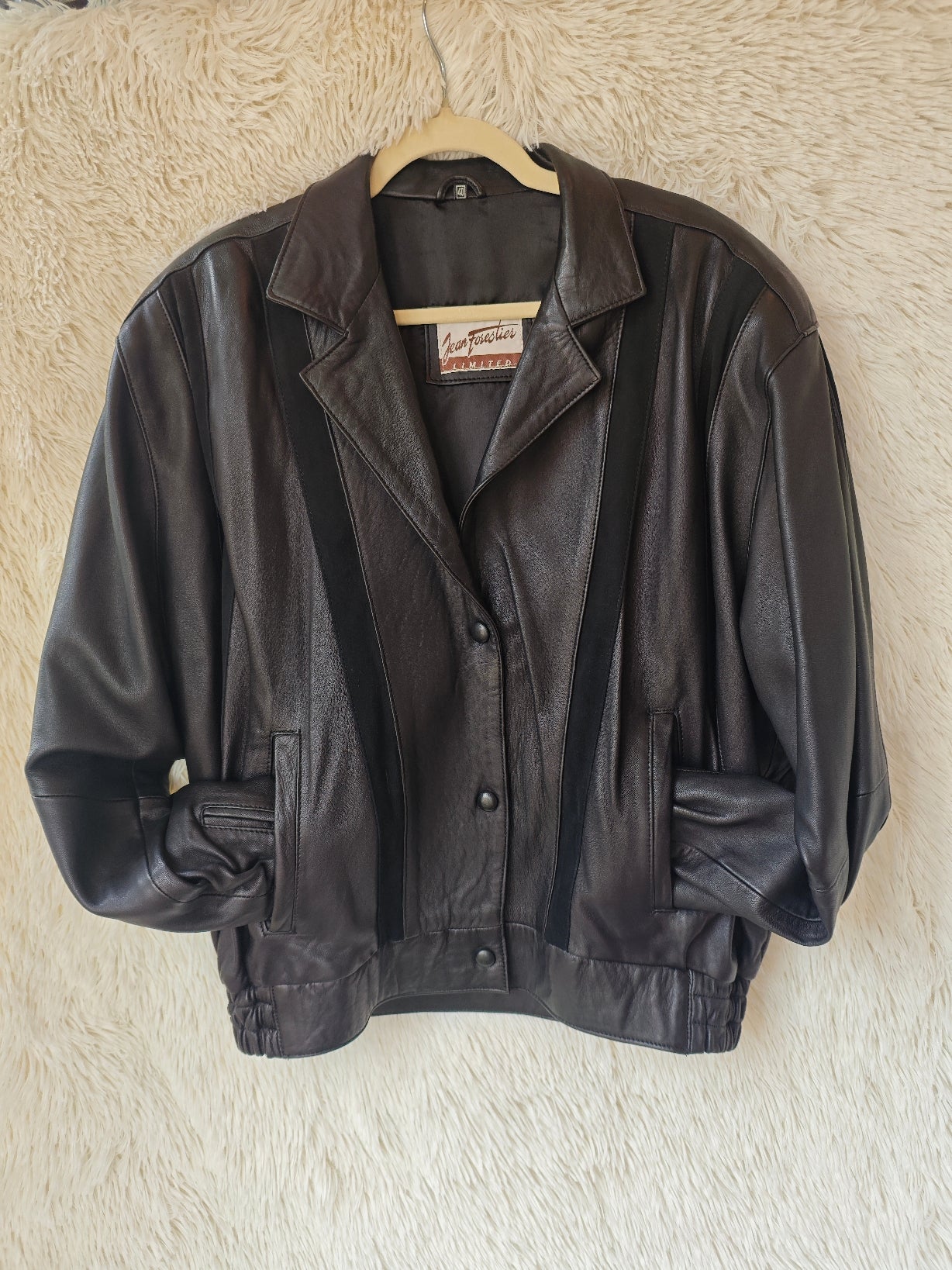 Giacca bomber pelle