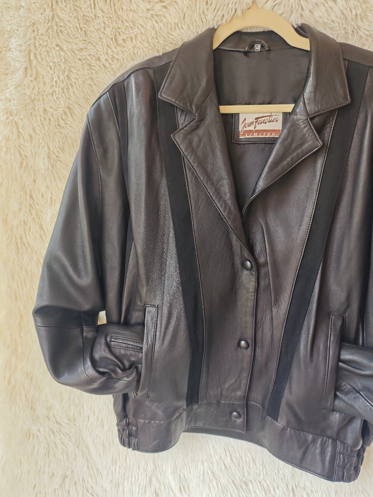 Giacca bomber pelle