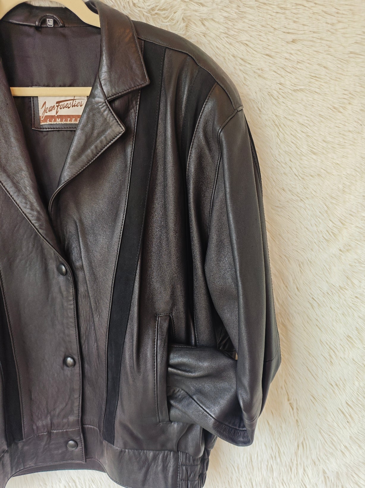 Giacca bomber pelle