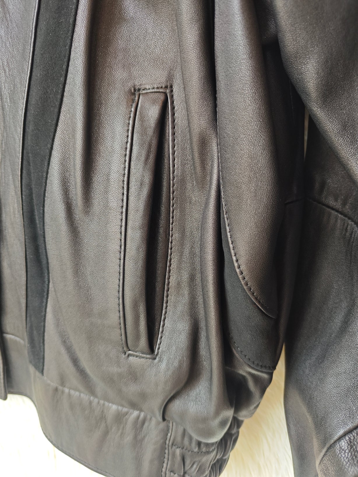 Giacca bomber pelle
