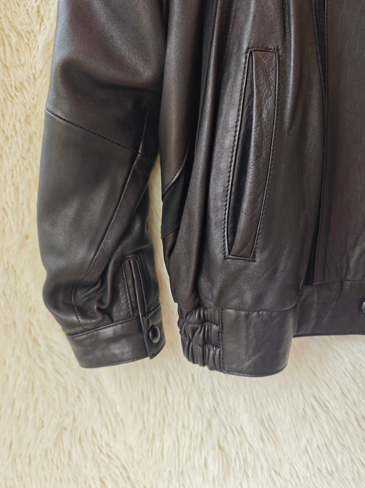 Giacca bomber pelle