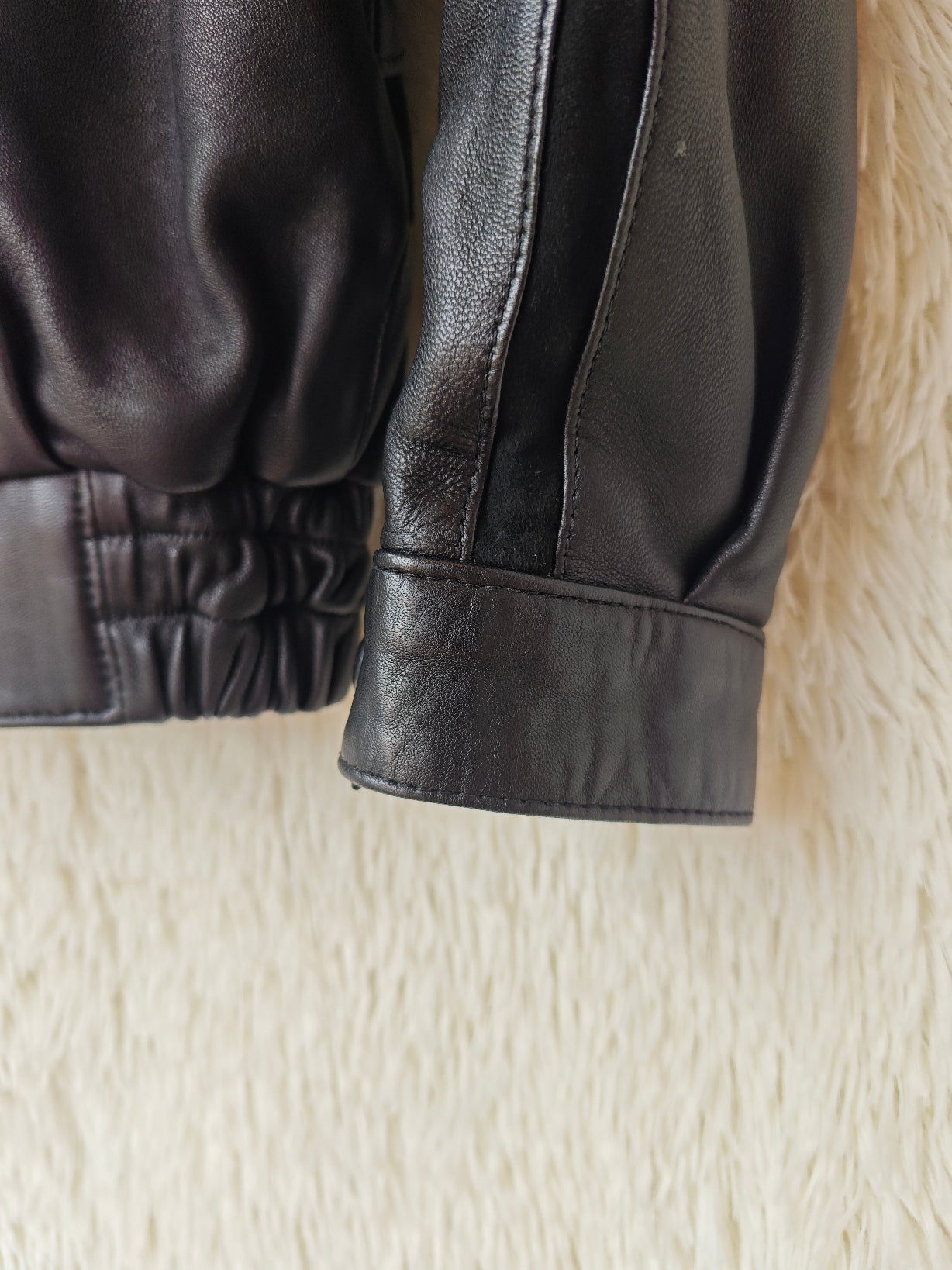 Giacca bomber pelle