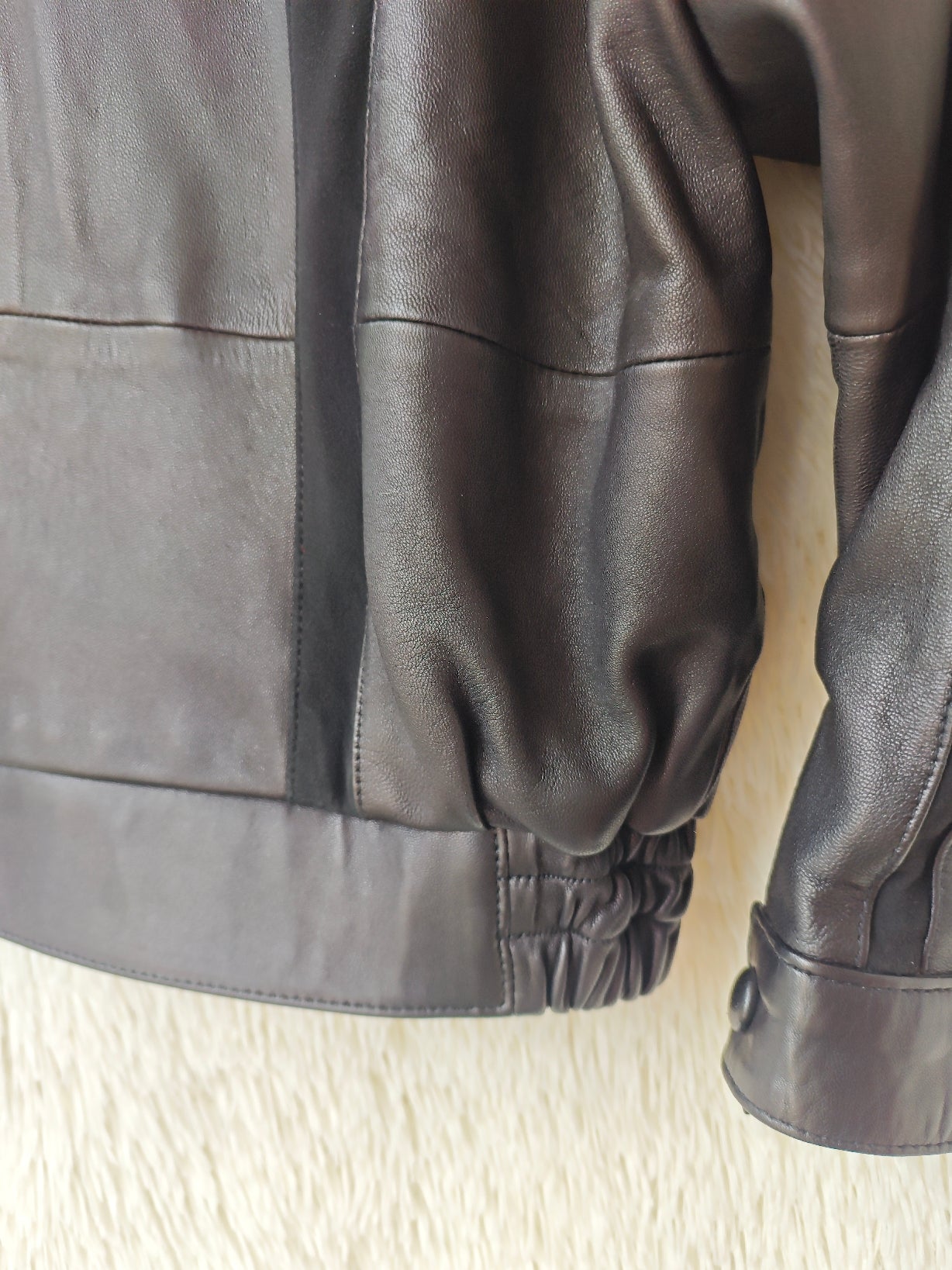 Giacca bomber pelle