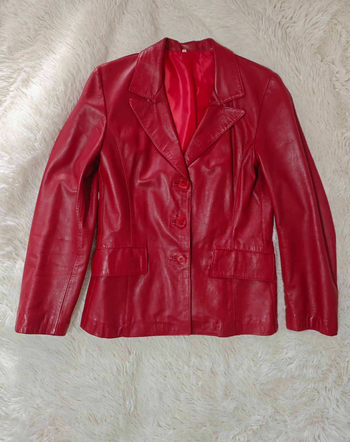 Giacca rosso rubino