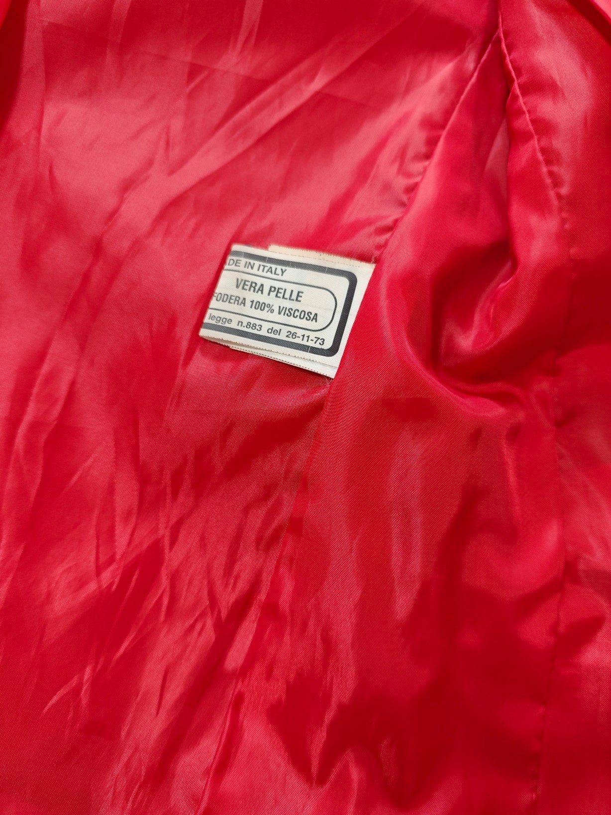 Giacca rosso rubino