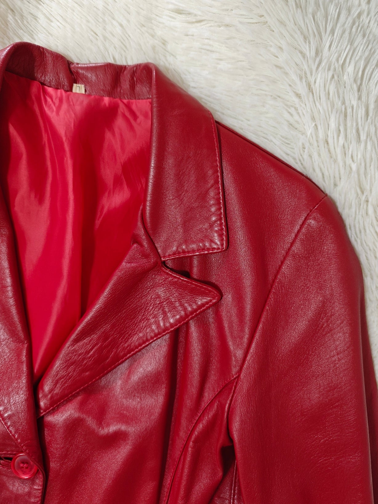 Giacca rosso rubino