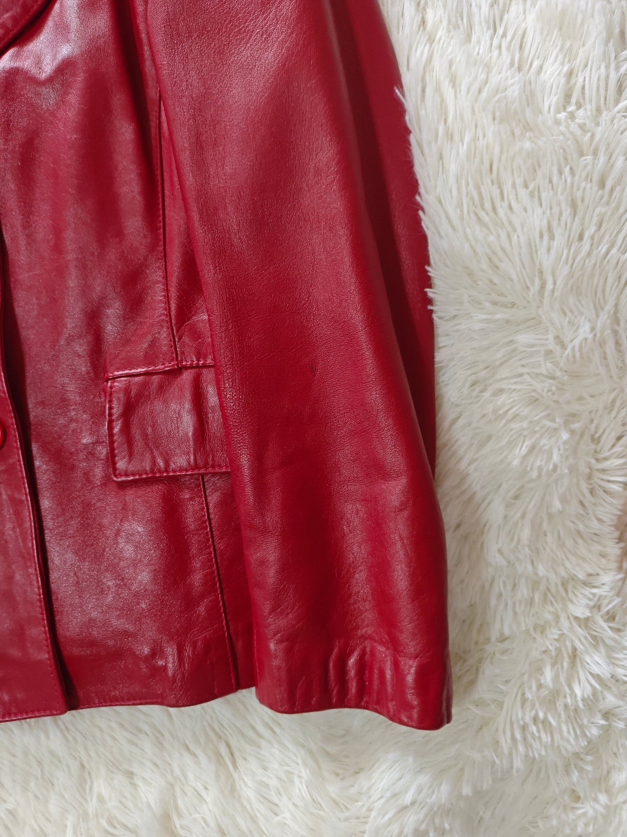 Giacca rosso rubino
