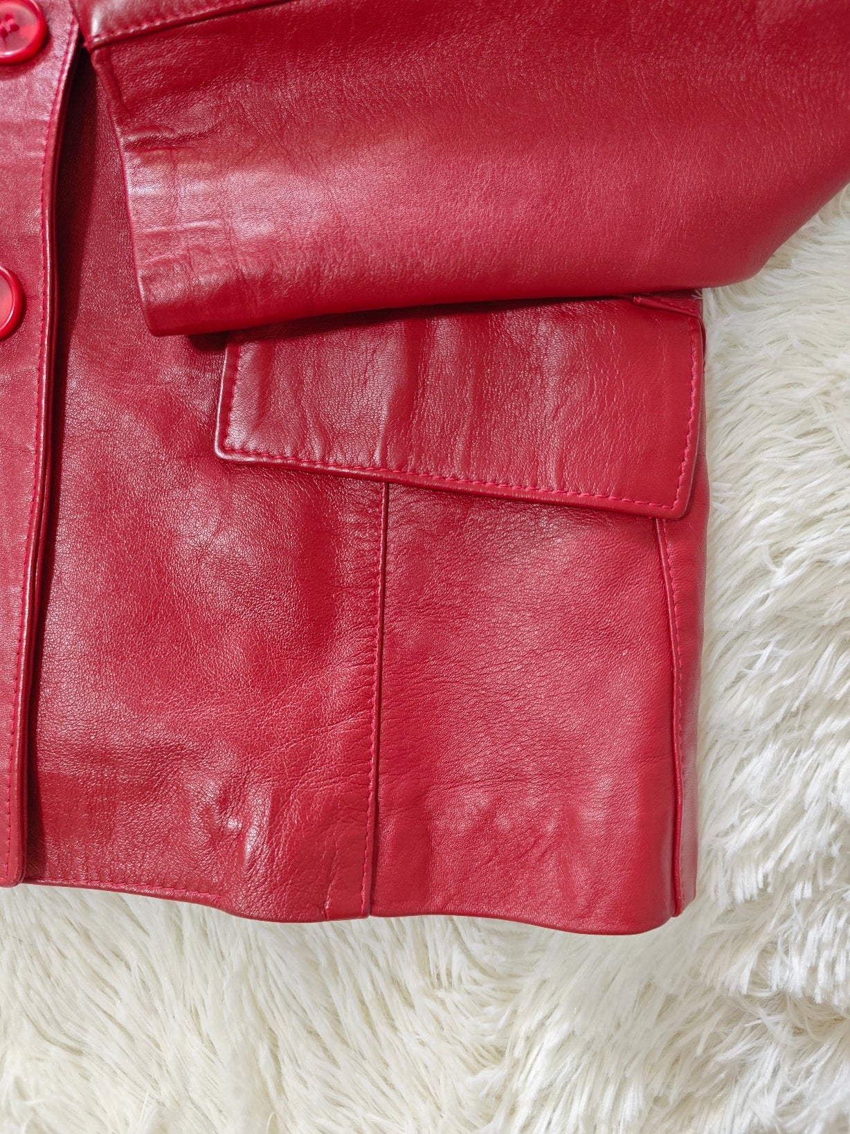 Giacca rosso rubino