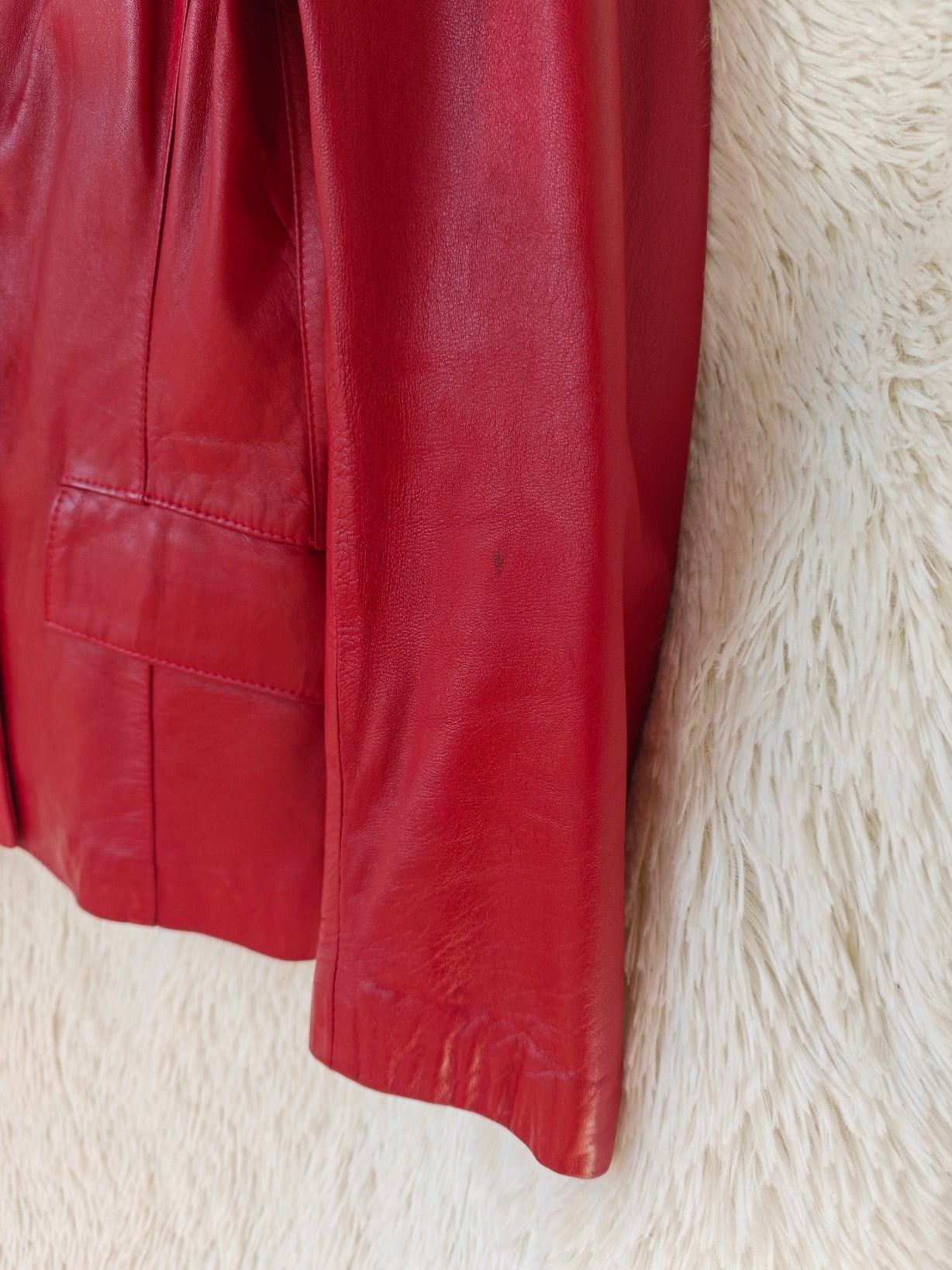 Giacca rosso rubino