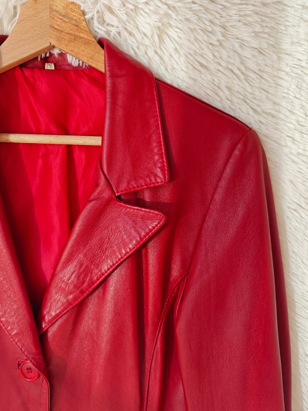 Giacca rosso rubino
