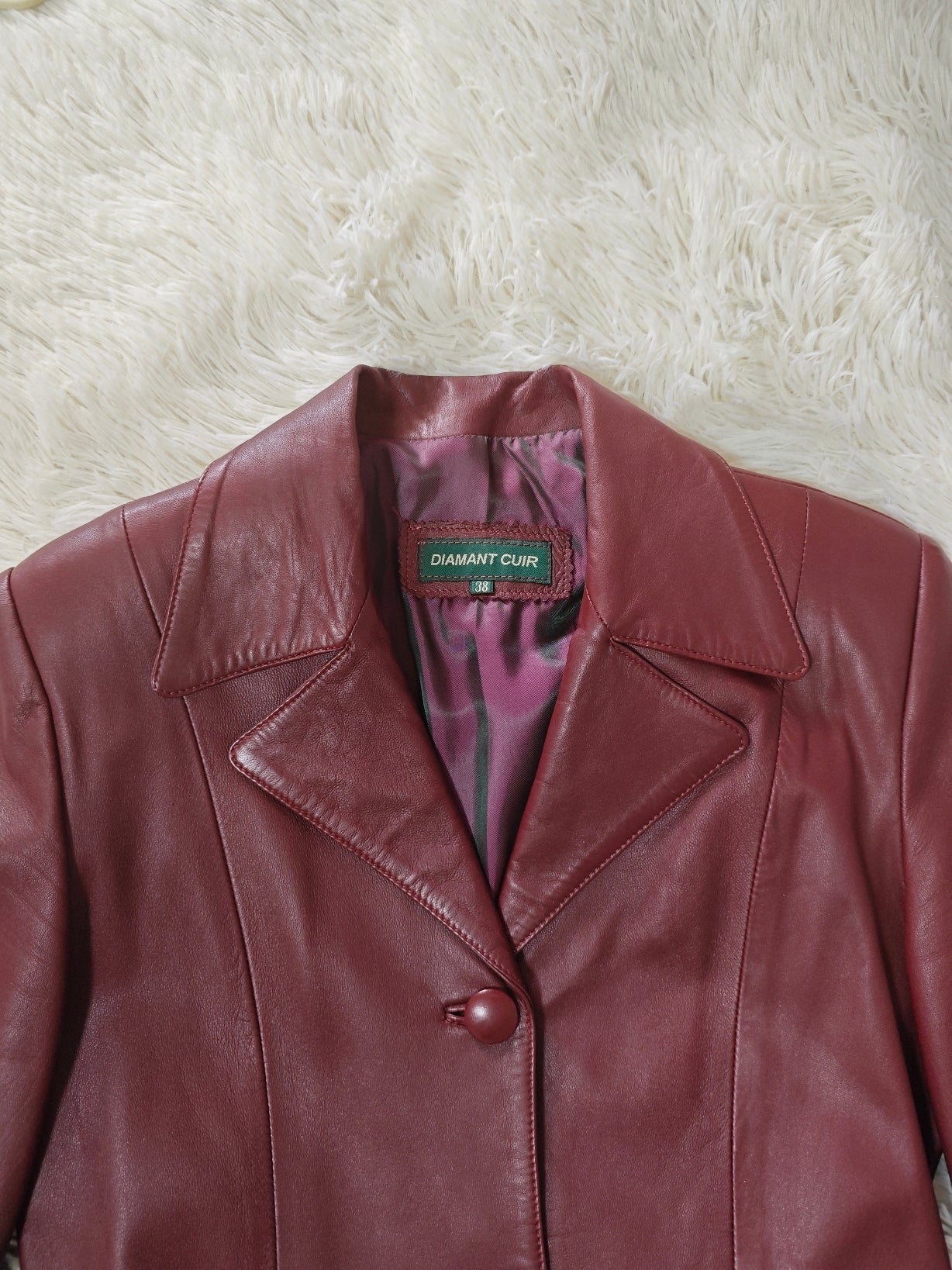 Giacca nappa Burgundy