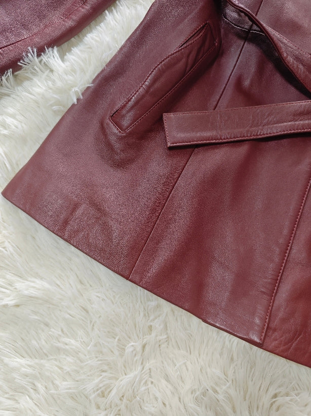 Giacca nappa Burgundy