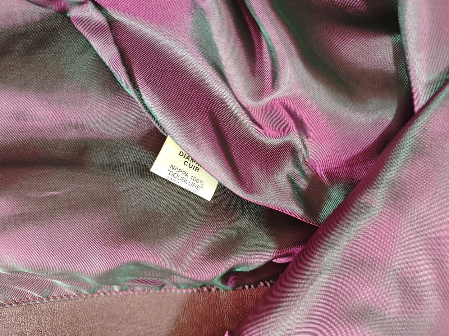 Giacca nappa Burgundy