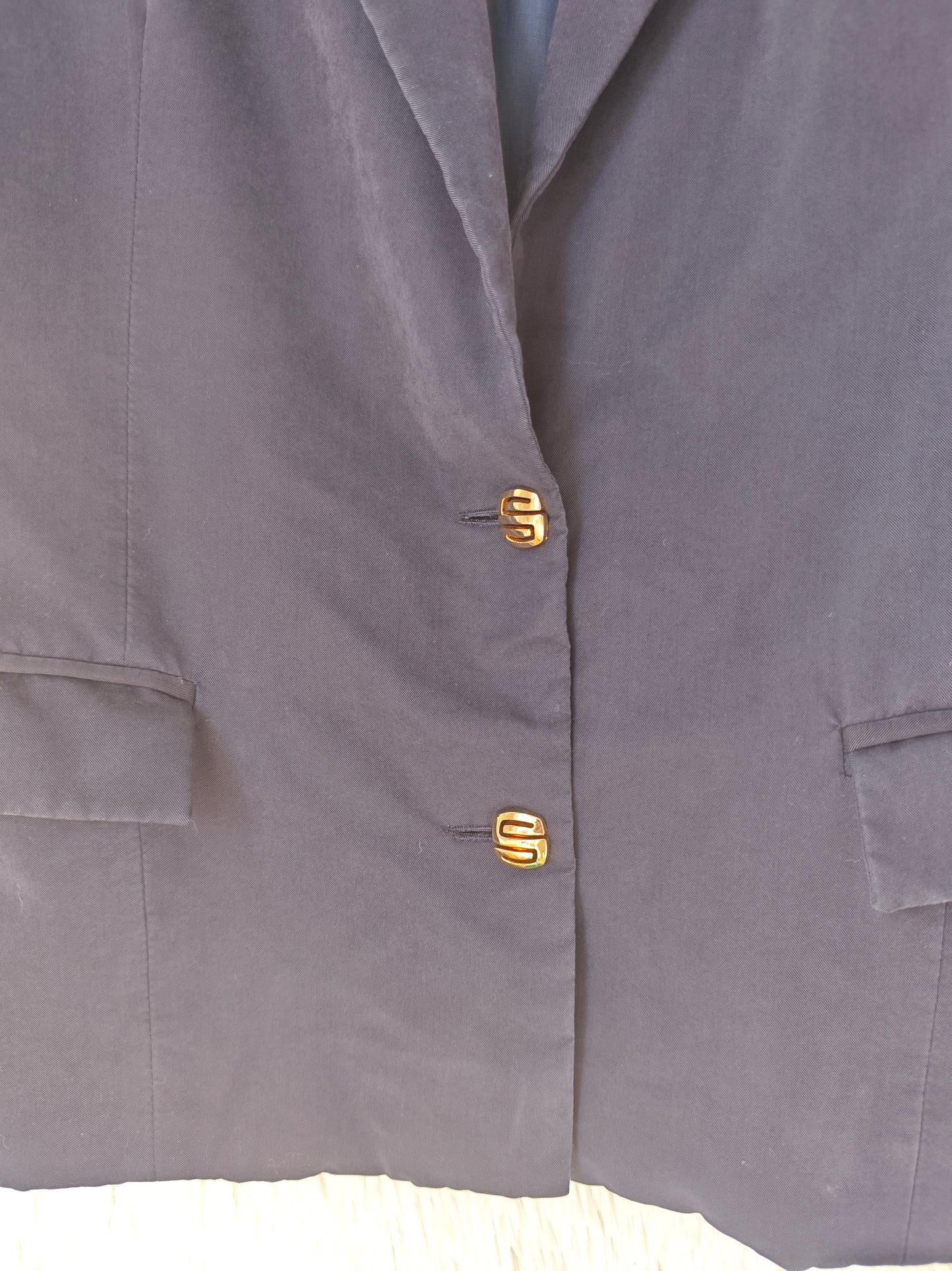 Blazer navy bottoni gioiello