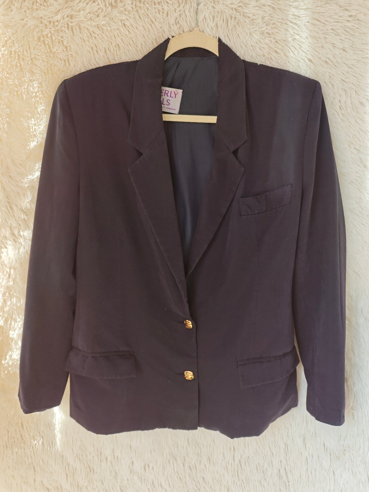 Blazer navy bottoni gioiello