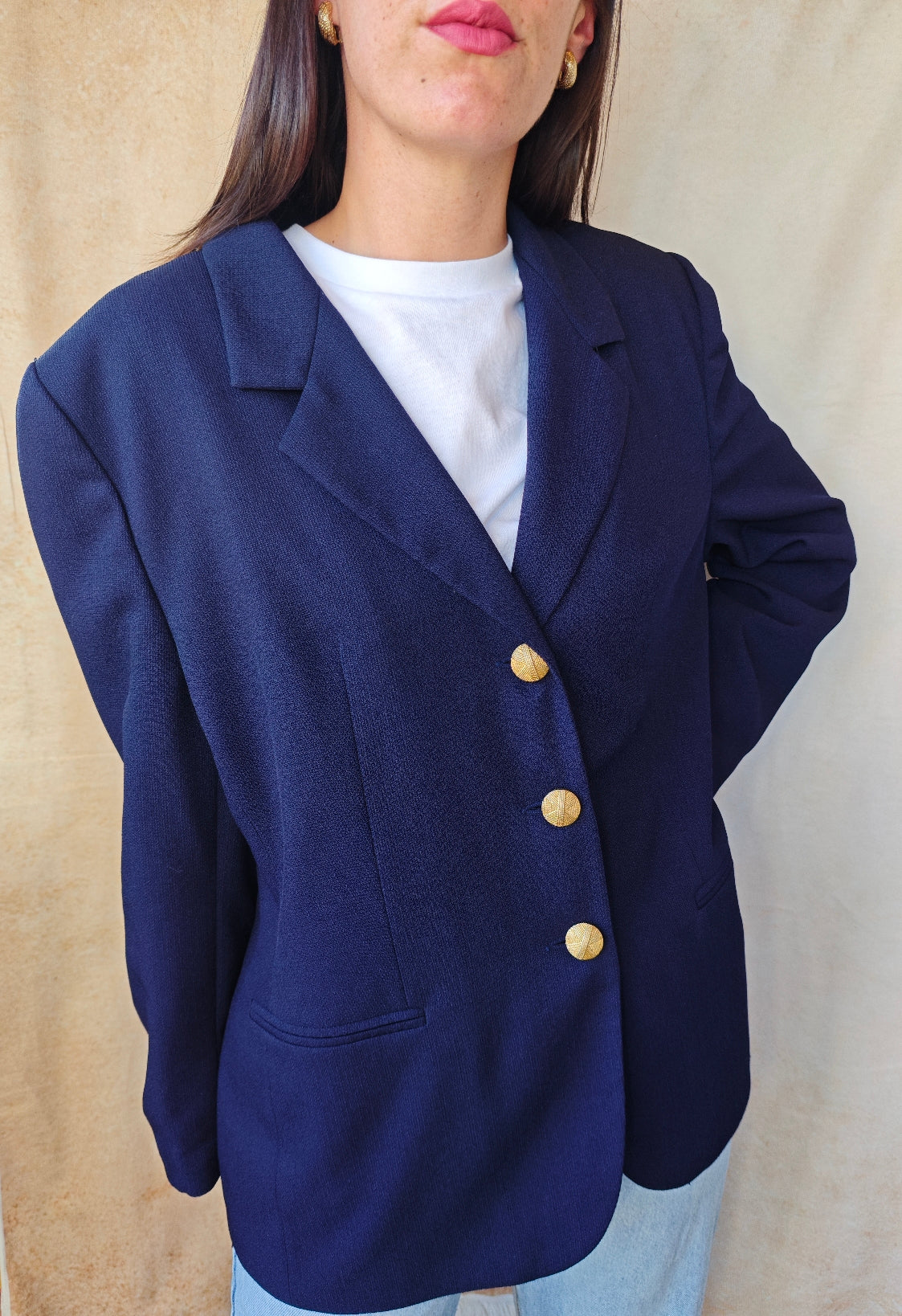 Blazer navy bottoni dorati
