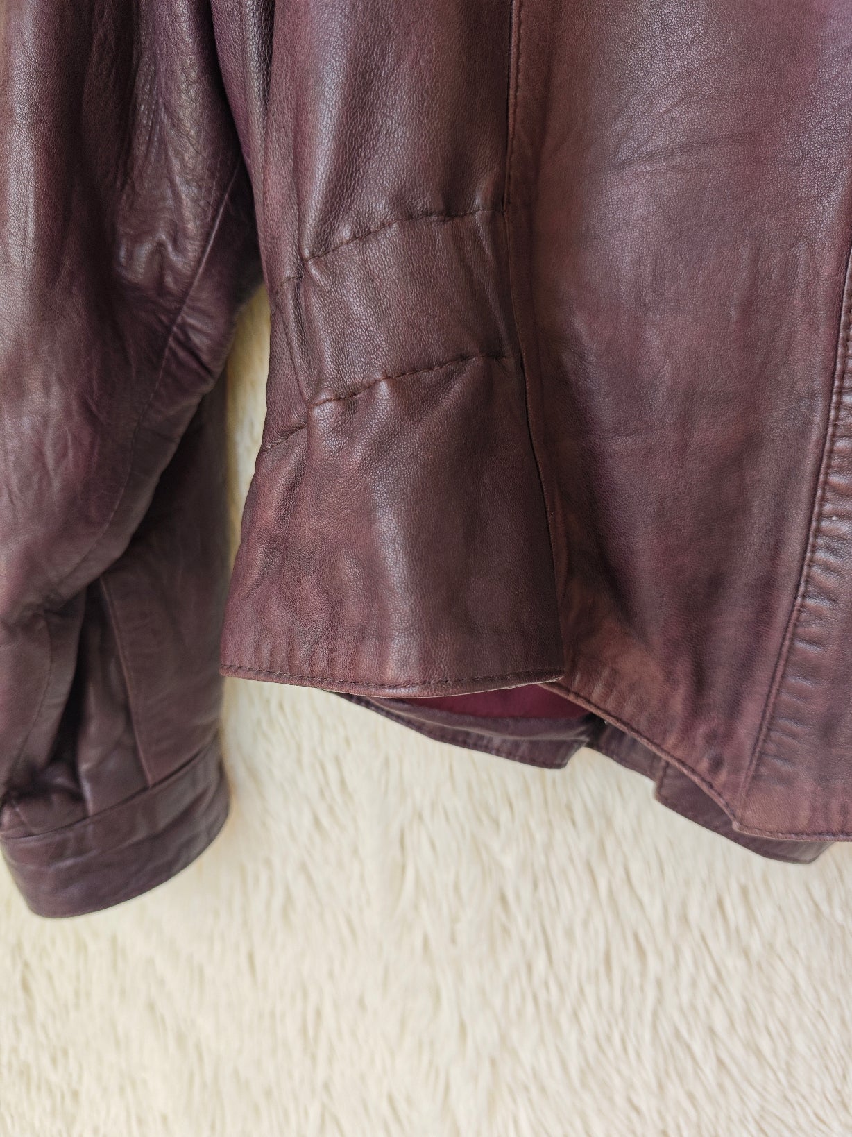 Giacca bomber melanzana