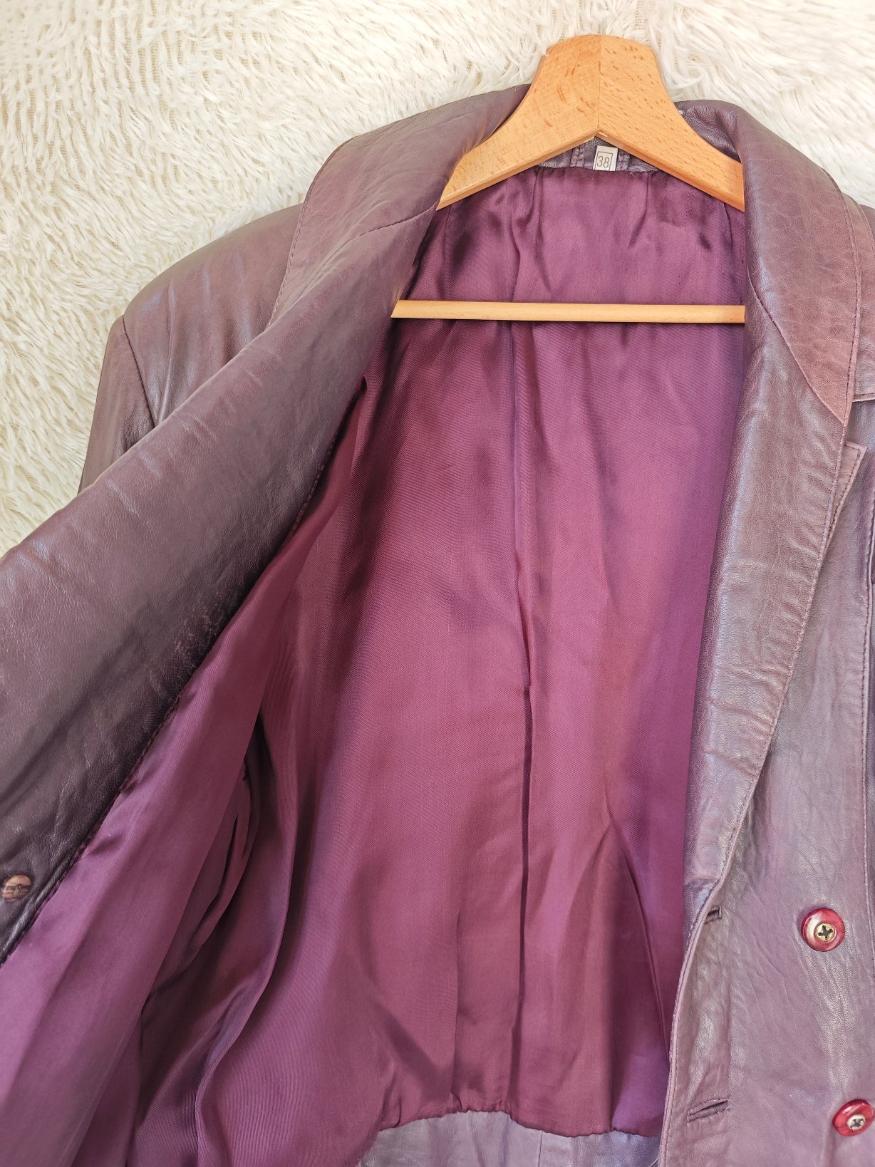 Giacca bomber melanzana