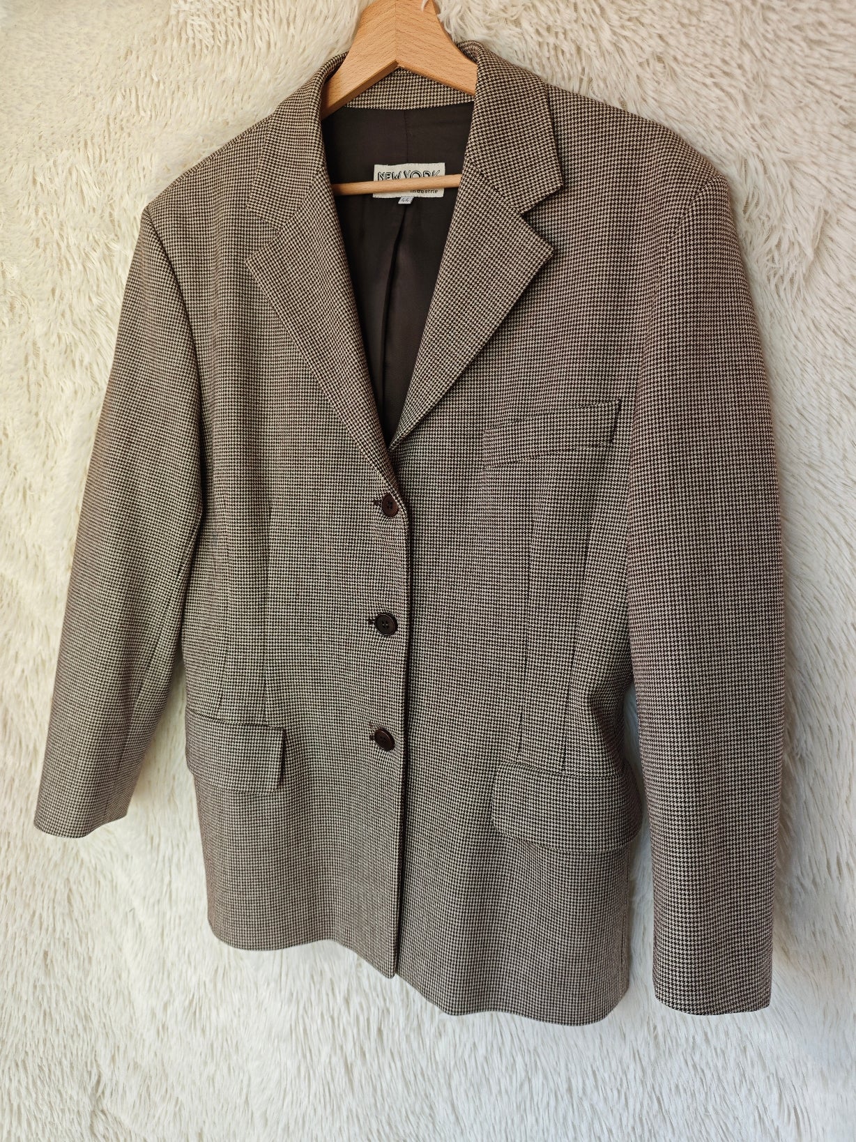 Blazer pied de poule