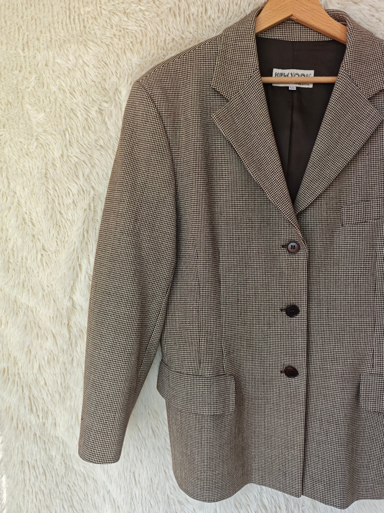 Blazer pied de poule