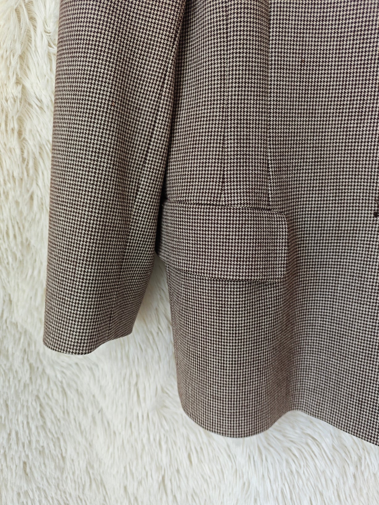 Blazer pied de poule