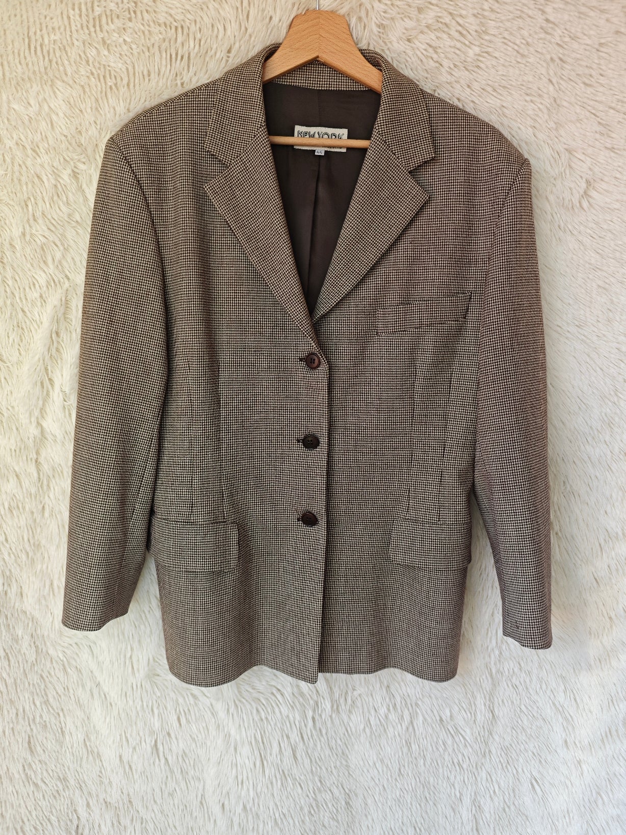 Blazer pied de poule